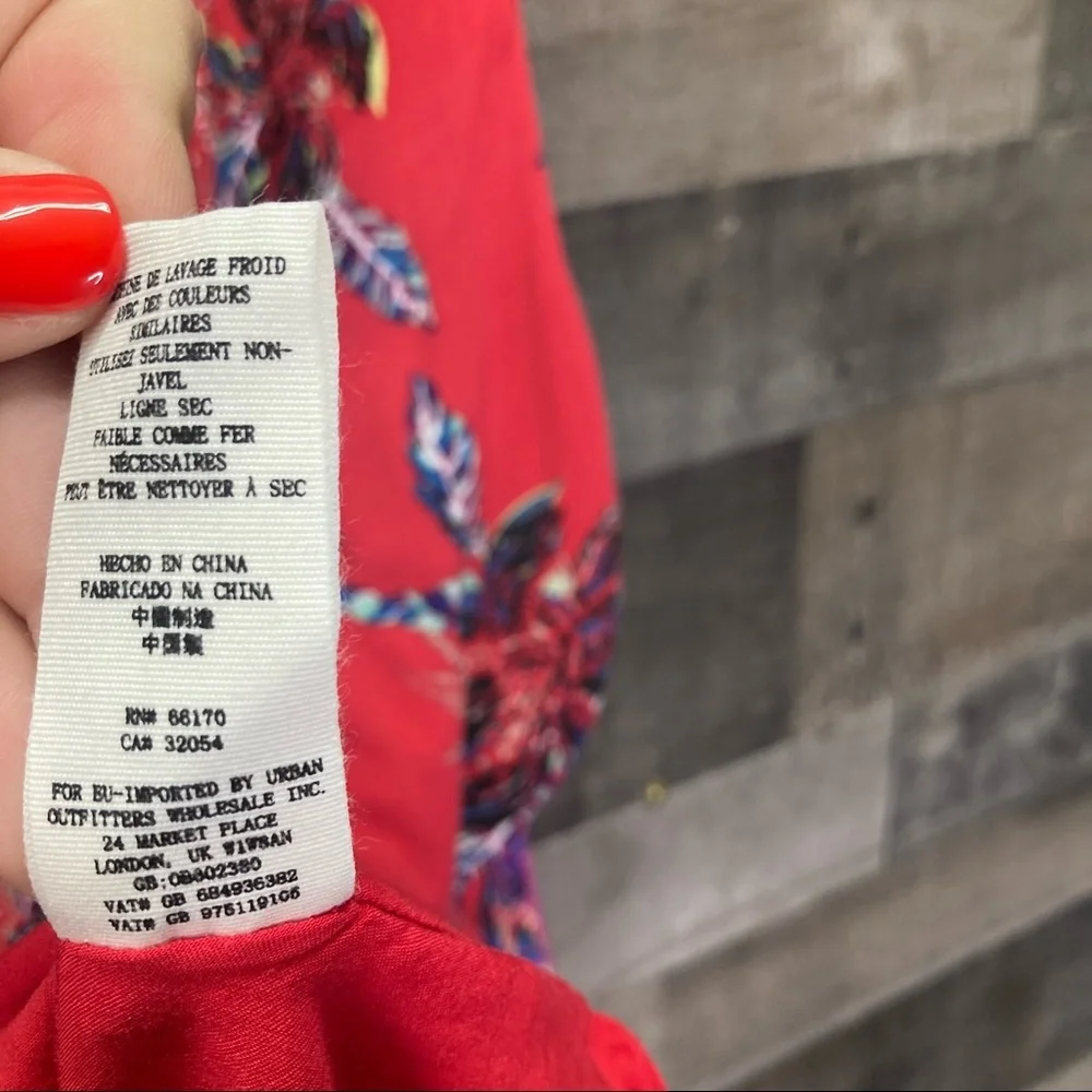 Free People Thought I Was Dreaming Dress in Red - Picture 13 of 16